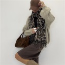 sciarpa  in viscosa calda animalier